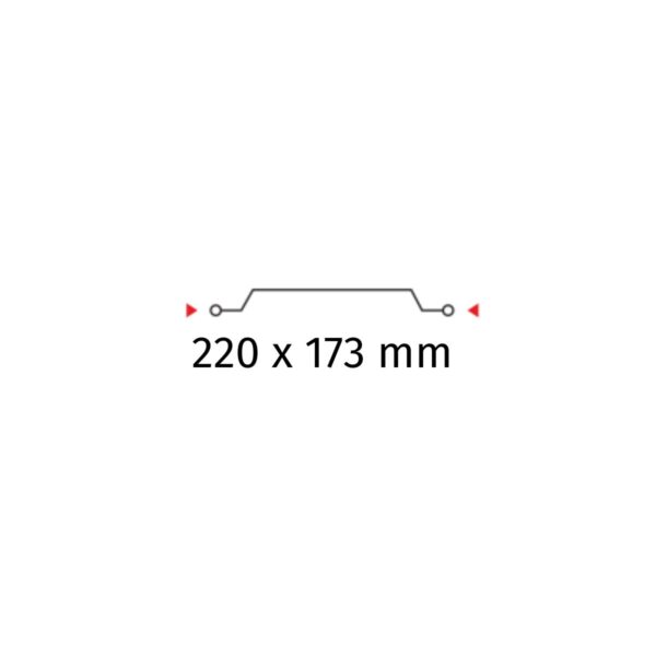 Kapak letre me letër alumini CR80L-CA CR81L – CA për modelin R808L 3 Kapak letre me letër alumini CR80L-CA CR81L – CA për modelin R808L - Figura 3
